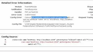 HTTP Error 500 52 URL Rewrite Module Error