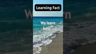 Teaching others help us... 