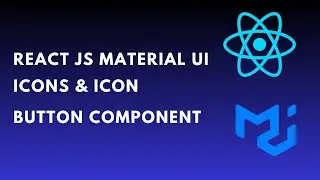 How to use React JS material ui icons and iconbutton component