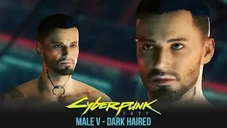 Cyberpunk 2077 – male V – dark haired