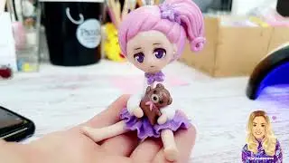 My FIRST DOLL in ANIME style / How to make anime figure
