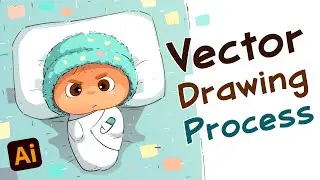 ARRANGING LAYERS & DRAWING in ADOBE ILLUSTRATOR