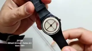 Swatch Wheel Animal - Swiss Art 1991 - Gent - GZ120 - VINTAGE