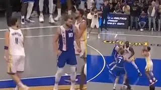 STEPH MADE KLAY MAD AS HELL AFTER CHOKING & IGNORING HIM WIDE OPEN FOR A WINNER! STORMS OFF COURT!