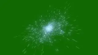 PARTICLE STARS GREEN SCREEN