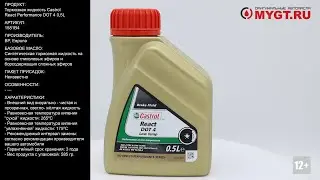 Тормозная жидкость Castrol React Performance DOT 4 0,5L 1581B4 