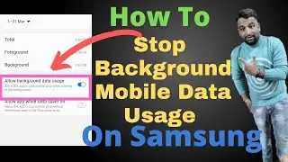 How to Stop Background Mobile Data Usage in Samsung,How To Turn Off Background Data Usage in Samsung