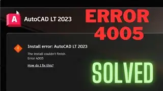 Autocad Mechanical  Error 4005 solucion [Fixed] 2023 ⭐