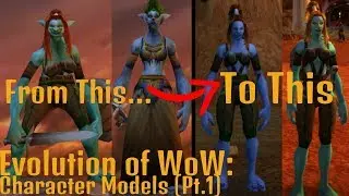 WoW Development History - Character Models (Pt.1)
