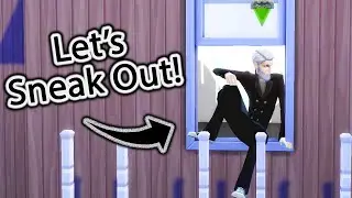 How To Build the Sneak Out Window | Sims 4 High School Years