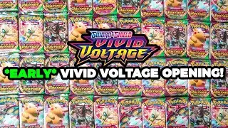*EARLY* Opening Pokemon Vivid Voltage Booster Packs! (40 Booster Packs / 10 Prerelease Kits)