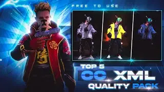 Top 5 Cc Xml Preset's | 4k Quality Cc  Pack For Alight Motion | Free To Use 💯