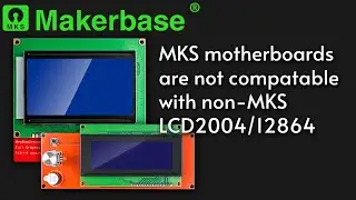 Solved the problem: MKS motherboards are not compatable with non-MKS LCD2004/12864