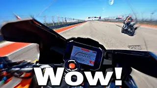 RSV4 Racebike First Ride Review! COTA Track Day
