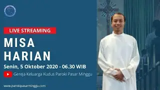 Misa Harian 5 Oktober 2020 - Paroki Pasar Minggu