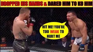 Top 10 Fighters Dropping Their Hands & Eating Punches (THEY SURVIVE)