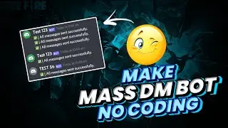 HOW TO MAKE MASS DM BOT WITHOUT CODING || GAMING WITH GL