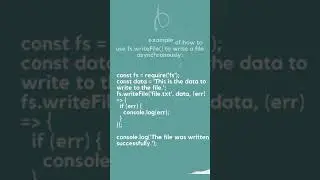 Write File Node js Async 