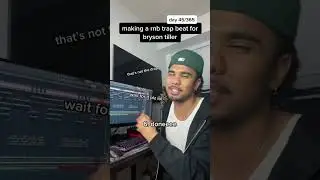 making a rnb trap beat for bryson tiller
