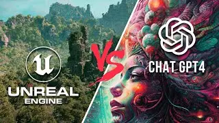 Chat-GPT4 vs. Unreal Engine 5. Madelbrot set. Game of Life. In Search of John Connor