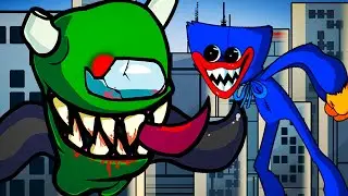Huggy Wuggy Sings Ejected vs Parasite | vs Impostor FNF