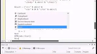 Program A HTML MATH TABLE GENERATOR In Visual Basic (Part 2 of 4)