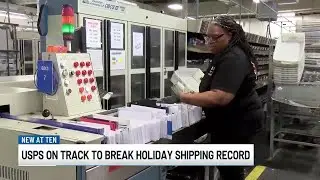 Postal Service on track to break holiday shipping record