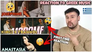 REACTION TO GREEK MUSIC: KINGS x TRANNOS - MADAME / Josephine - Τηλέφωνο / Anastasia - Amarties