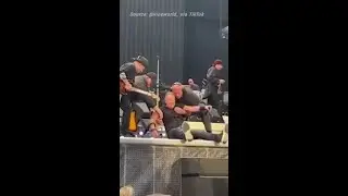 Bruce Springsteen’s dramatic tumble on stage mid-show