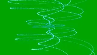 animated energy shield - green / black screen