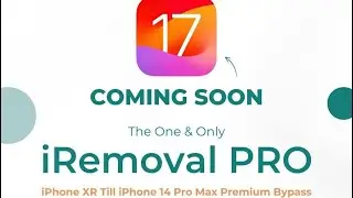 Iremoval pro premium edition for iOS 17 iCloud bypass .For a12+ devices. For xr to 14