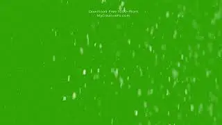 Snow Green Screen | Video Effect Stock Footage | 4k Free VFX