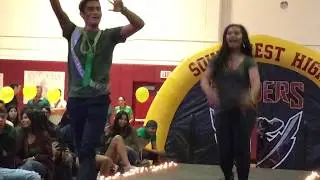 10.30.17 Southwest High School Top 5 Homecoming Court Candidates Entrance