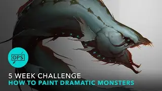 Concept Art Exercise: How to Paint Dramatic-Looking Monsters