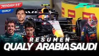 CHECO PEREZ REY de JEDDAH en el K.O de VERSTAPPEN – RESUMEN CLASIFICACION GP de ARABIA SAUDI F1 2023