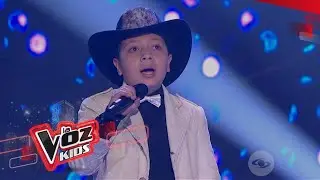 David Santiago canta ‘La Calandria’| La Voz Kids Colombia 2022