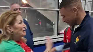 Mbappe meets Ronaldo Mom 😊❤