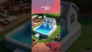 Giant Inflatable House Pool: Creative House-Shaped Inflatable Swimming Pools