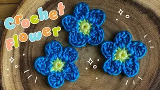 Цветочек крючком - Лучше никто вам это не покажет!!! 🌸