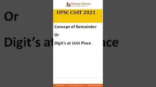 CSAT for UPSC Prelims: Find the Unit's Place Digit - The Number Game