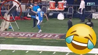 Chargers backup kicker misses field goal net during practice, Romo cant believe it!
