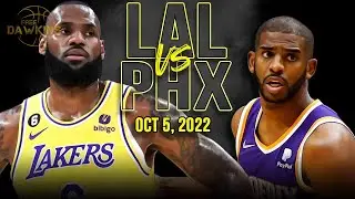 Los Angeles Lakers vs Phoenix Suns Full Game Highlights | Oct 5, 2022 | FreeDawkins