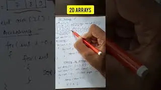 2D Arrays in Java 