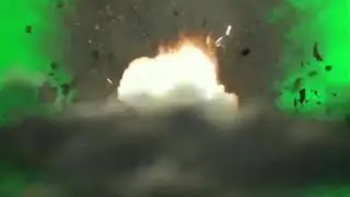 Drum blast green  screen