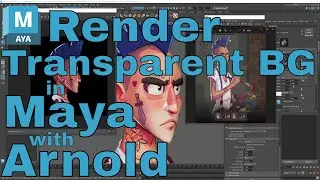 How to Render a Transparent Background In Maya with Arnold