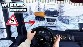 IDIOTS on the road #86 - Real Hands WINTER Edition | Funny moments - ETS2 Multiplayer