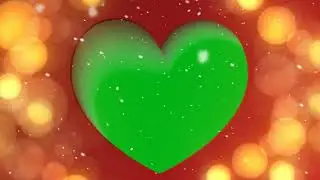 New Green Screen Love Photo Frame With Bokeh Overlay Effects