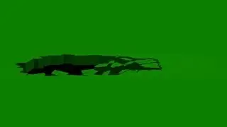 ground crack - green screen effect