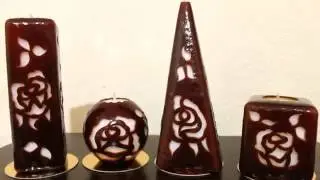 Интерьерные свечи на декоративный камин.