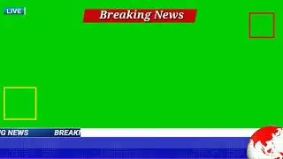 Green Screen News theme||lower third||Breaking News Green Screen